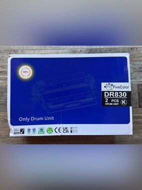 FiveColor brand new Blue Drum Unit Replacement Cartridge sealed printer printing